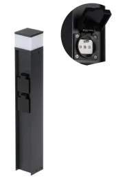 slupek-oswietleniowy-z-dwa-gniazda-z-bolcem-dasten-g9-50cm-czarny-kalux