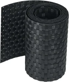 tasma-ogrodzeniowa-255-x-19cm-technorattan-czarna-oslona-balkonowa