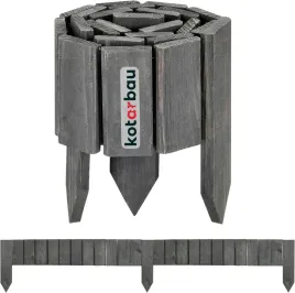 ogrodzenie-drewniane-obrzeze-trawnika-110-x-10cm-antracyt-palisada