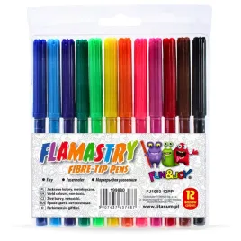 mazaki-funandjoy-12-kolorow-pisaki-flamastry-szkolne-dla-dzieci-do-rysowania