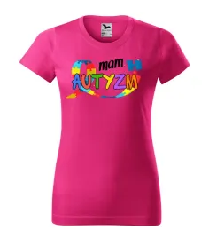 koszulka-damska-fuksja-t-shirt-mam-autyzm-s