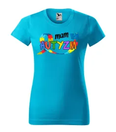 koszulka-damska-turkusowa-t-shirt-mam-autyzm-s