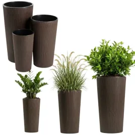 zestaw-donic-ogrodowych-plastikowe-wysokie-oslonki-na-kwiaty-taras-brazowe