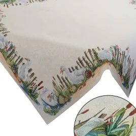 obrus-gobelinowy-100x100-cm-wiosenny-na-stol-bezowy-kwadratowy-wielkanoc