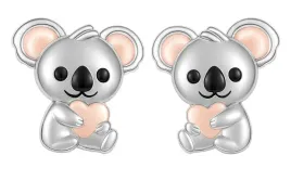 kolczyki-srebrne-dla-dziewczynki-rodowane-koala-srebro-925-sztyfty-wkretki