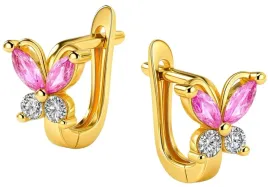 srebrne-kolczyki-motylki-angielskie-dla-dzieci-srebro-pozlacane-925