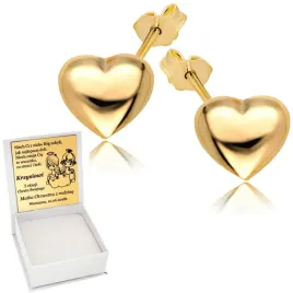 zlote-kolczyki-585-serca-serduszka-zloto-585-wkrety-grawer-chrzest-komunia