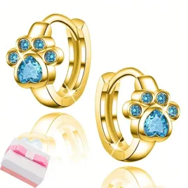 srebrne-kolczyki-dla-dziewczynki-dla-dzieci-lapki-srebro-925-pozlacane