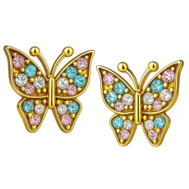 srebrne-kolczyki-motylki-dla-dziewczynki-sztyfty-wkretki-srebro-pozlacane