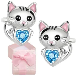 kolczyki-dla-dziewczynki-kotki-niebieska-cyrkonia-srebro-925-sztyft-serce