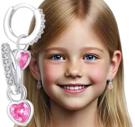 srebrne-kolczyki-dla-dziewczynki-dzieci-serca-wiszace-rozowe-srebro-925