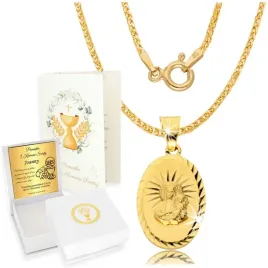 zloty-lancuszek-z-medalikiem-925-chrzest-komunia-grawer