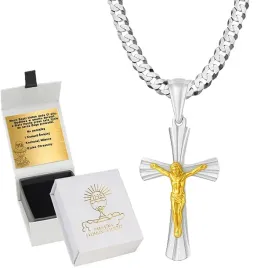 srebrny-lancuszek-pancerka-z-krzyzykykiem-jezus-na-komunia-grawer-srebro