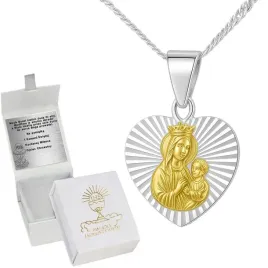 naszyjnik-srebrny-lancuszek-dla-dziewczynki-medalik-komunia-srebro-grawer