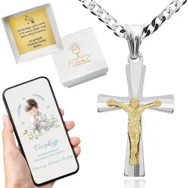 srebrny-lancuszek-i-krzyzyk-zestaw-komunijny-45-cm-srebro-pozlacany-prezent