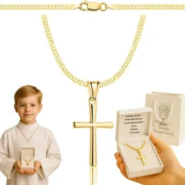 zloty-lancuszek-na-chrzest-chrzciny-pamiatka-z-krzyzykiem-585-925-grawer