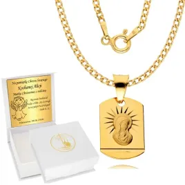 lancuszek-zloty-925-medalik-chrzest-komunia-grawer