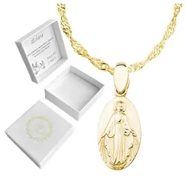 medalik-komunijny-z-lancuszkiem-cudowny-matka-boska-pozlacany-srebro-925