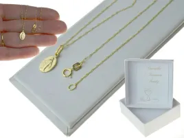 lancuszek-zloty-45cm-medalik-cudowny-zloto-585-komunia-komplet