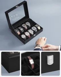 etui-na-zegarki-szkatulka-pudelko-elegancki-organizer-czarny-prezent-10-szt