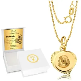 zloty-lancuszek-585-klasyczny-medalik-serce-zloto-chrzest-komunia-urodziny