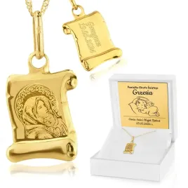 zloty-medalik-585-na-lancuszku-pamiatka-chrztu-chlopca-dziewczynki-grawer