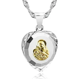 srebrny-lancuszek-45cm-i-medalik-925-matka-boska-pozlacany-komunia-chrzest