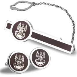 damskie-spinki-do-mankietow-i-krawata-wojsk-ladowych-zestaw-841d-mon