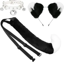 zestaw-kostium-kot-uszy-ogon-choker-opaska-cosplay-przebranie-halloween