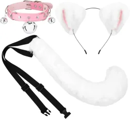 zestaw-kostium-kot-uszy-ogon-choker-opaska-cosplay-przebranie-halloween
