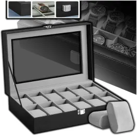 etui-na-zegarki-szkatulka-pudelko-elegancki-organizer-czarny-prezent-12-szt