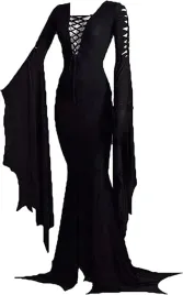 sukienka-morticia-addams-gotycka-halloween-cosplay-stroj-halloween-xs