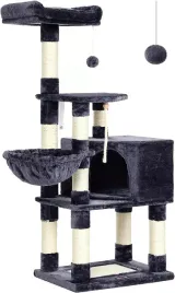 drapak-dla-kota-domek-legowisko-wieza-slupek-szary
