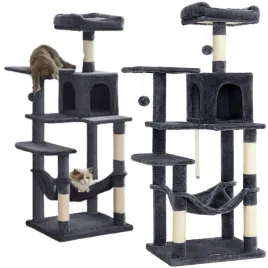 drapak-wysoki-legowisko-slupek-do-drapania-wieza-feandrea-101-160-cm