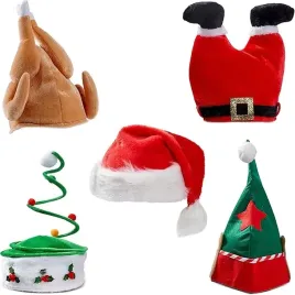 5x-czapka-swiateczna-zabawna-smieszna-dla-dzieci-doroslych-akcesoria-swieta