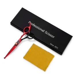 nozyczki-do-wlosow-fryzjerskie-czarno-czerwone-bezpieczne-zaokraglenie