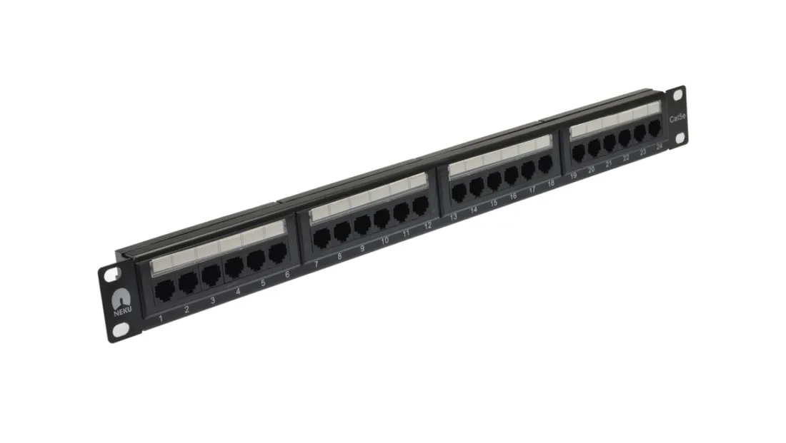 patch-panel-rack-19-kat-5e-24p-utp-1u-czarny-neku