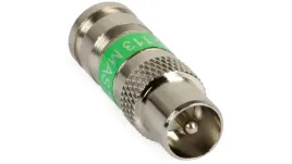 wtyk-antenowy-iec-tv-kompresyjny-zielony-master-na-przewod-triset-113-tc6