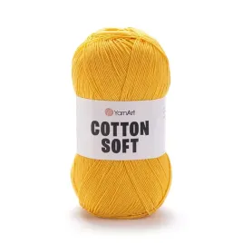 wloczka-yarnart-cotton-soft-35-zolty-100gr-600m-55percent-bawelna-45percent-akryl