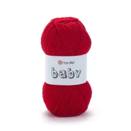 wloczka-yarnart-baby-576-czerwony-50gr-150m-100percent-akryl