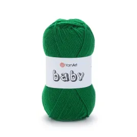 wloczka-yarnart-baby-338-zielona-choinka-50gr-150m-100percent-akryl