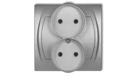 logo-gniazdo-podwojne-2x-2p-srebrny-metalik-7lgpr-2