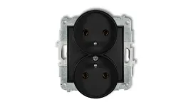 mini-gniazdo-podwojne-z-u-czarny-mat-12mgpr-2z