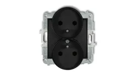 mini-gniazdo-podwojne-z-u-z-przeslonami-czarny-mat-12mgpr-2zp