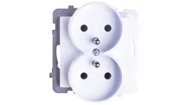 sonata-gniazdo-podwojne-z-uziemieniem-modul-bez-ramki-bialy-mat-gp-2rrz