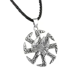 wisiorek-runa-kolovrat-swarzyca-kolowrot-orzel-wiking-srebrny-amulet
