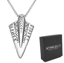 srebrna-zawieszka-grot-do-strzal-runy-wikingowie