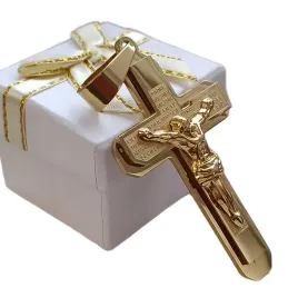 zloty-duzy-krzyz-wisiorek-pozlacany-18k-orginalna-stal-chirurgiczna-okazja