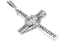 srebrny-meski-krzyzyk-patriotyczny-bog-honor-ojczyzna-srebro-925-oksydowane