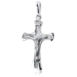 duzy-srebrny-wisiorek-krzyz-krzyzyk-rodowany